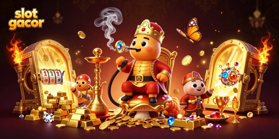 Engage with slot gacor adventures featuring vibrant 3D characters and casino elements bursting with energy.