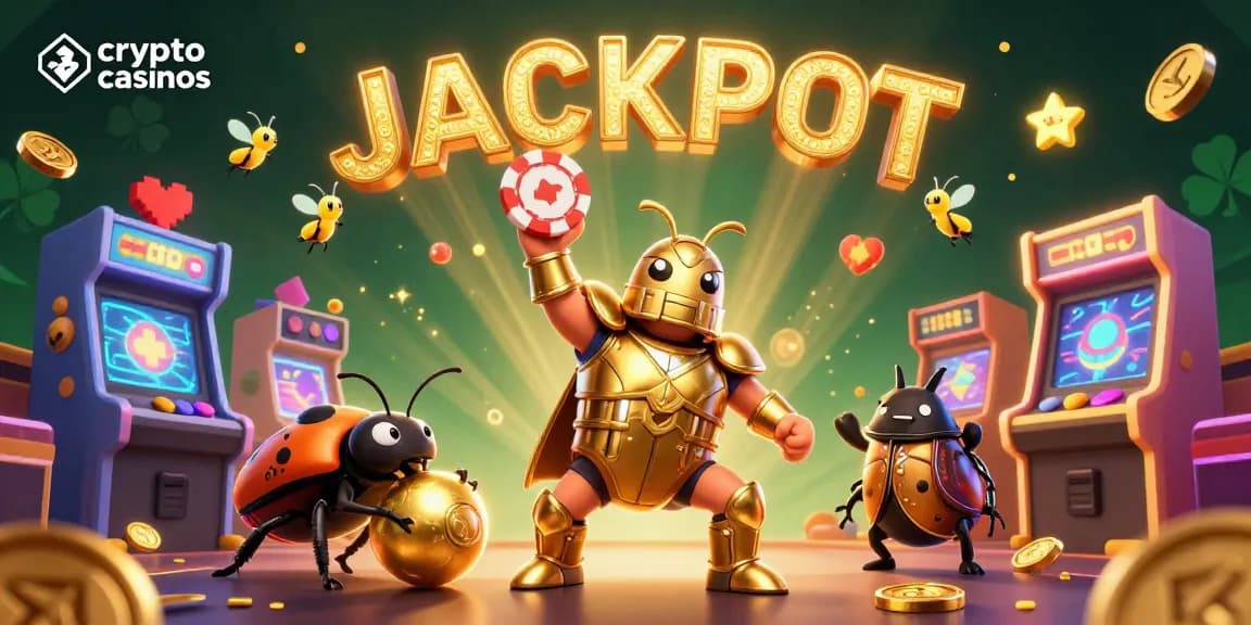 Découvrez les passionnants crypto casinos avec cette illustration 3D, mettant en avant des personnages emblématiques du jeu.