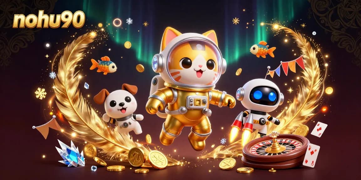 Engage in thrilling gambling adventures with nohu90's illustrated casino universe featuring exciting game elements.