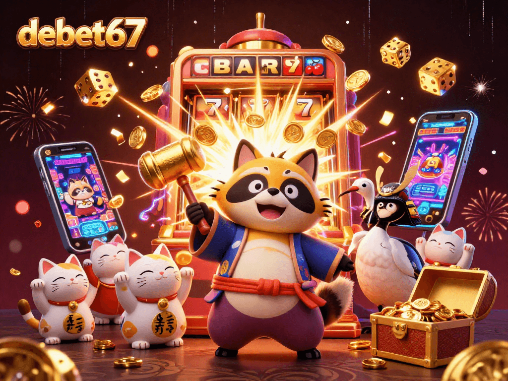 Discover exciting gameplay at debet67 with colorful characters and jackpot slots action.
