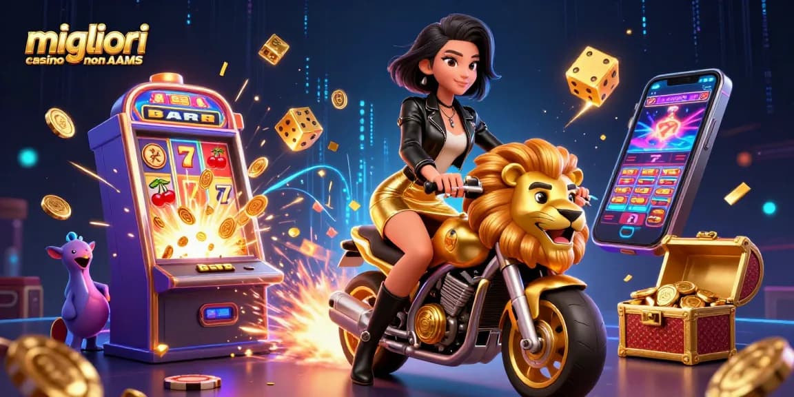 Vivi l'emozione nei migliori casino non AAMS con casinò d'oro dinamici e giochi esilaranti.
