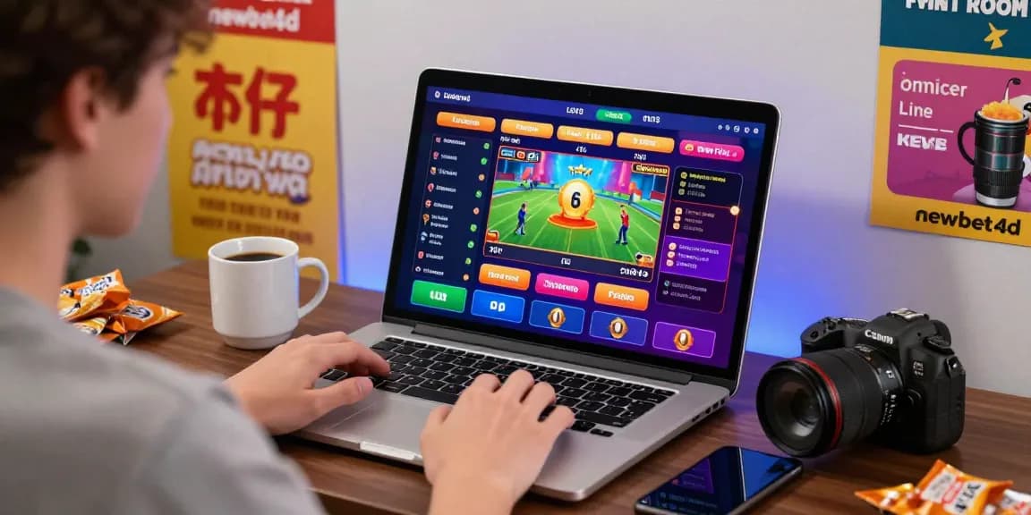 Online gambling environment showcasing newbet4d betting experience with vibrant graphics and engaging user setup.