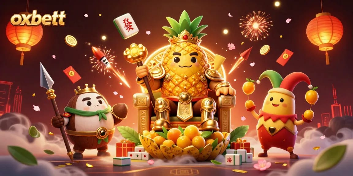 Experience excitement with the oxbett golden pineapple king ruling the vibrant casino scene filled with action.
