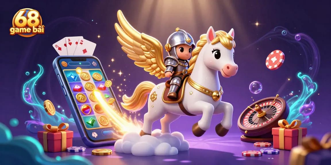 Join the excitement of 68 game bài with dynamic casino games and rewards in a stunning 3D scene.