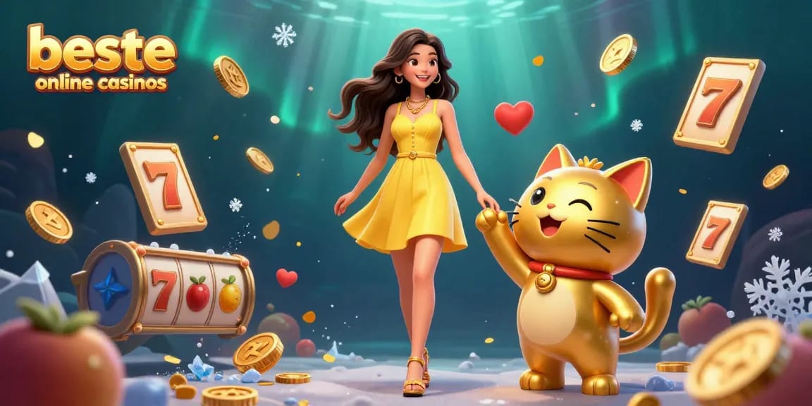 Experience the adventure at beste online casinos with an enchanting scene full of vibrant, immersive slot games.