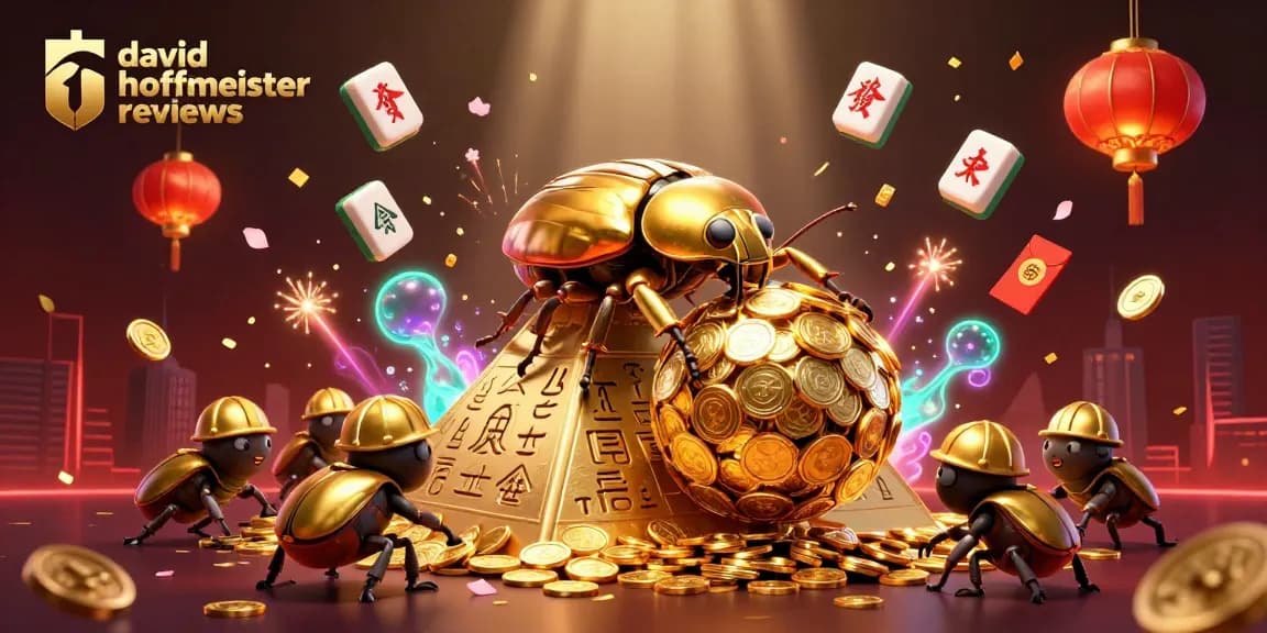 Engage with david hoffmeister reviews in a vibrant casino-themed 3D illustration promoting excitement.
