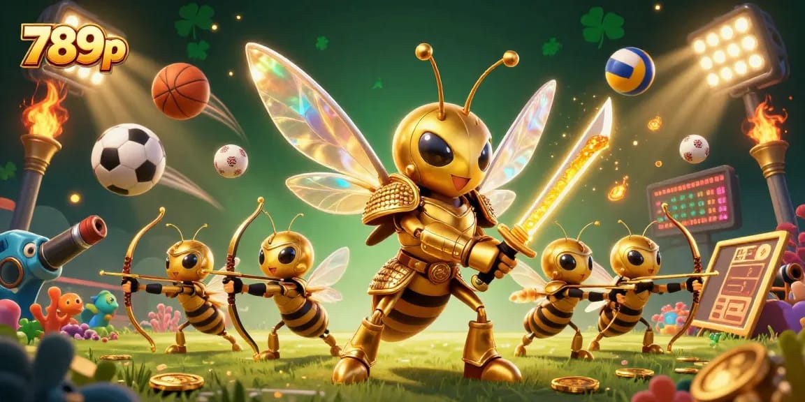 Compete at 789p with giant hornet samurai in an exciting underwater fish shooting scene.