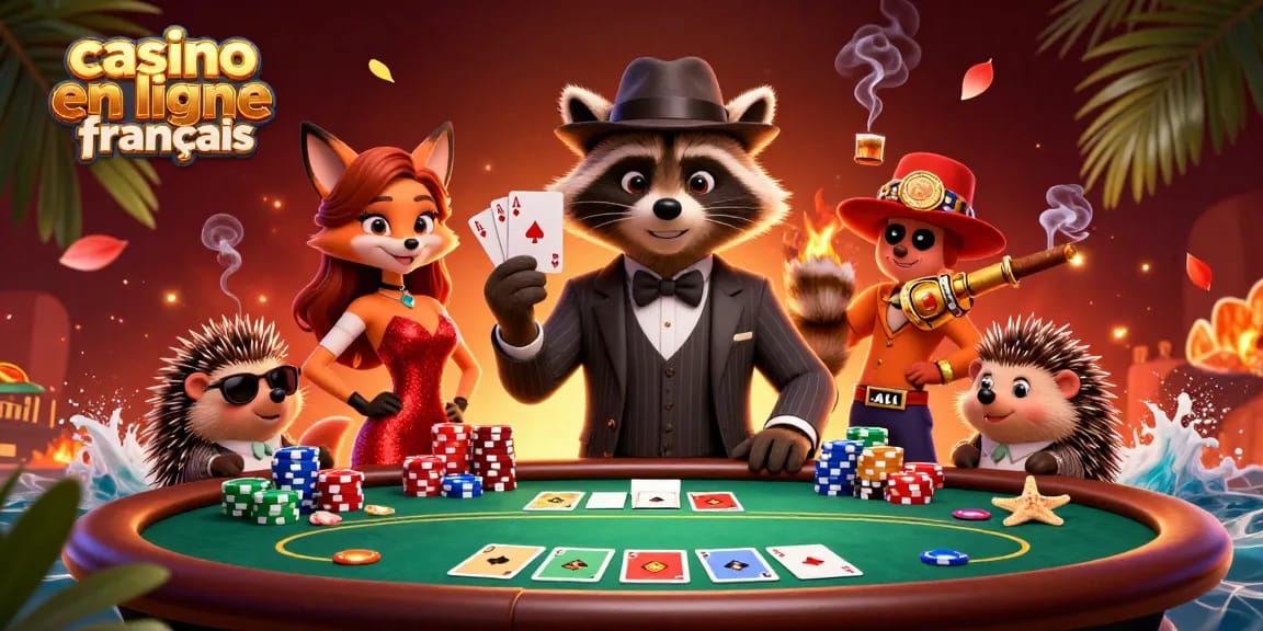 Profitez d'une expérience de jeu avec des personnages et des éléments captivants dans un casino en ligne français