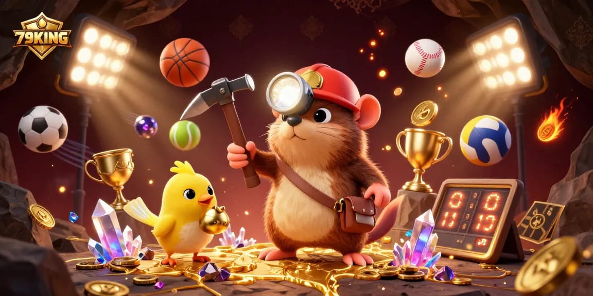 Bet on your favorite sports with 79KING while enjoying treasures and excitement in a vibrant 3D scene.
