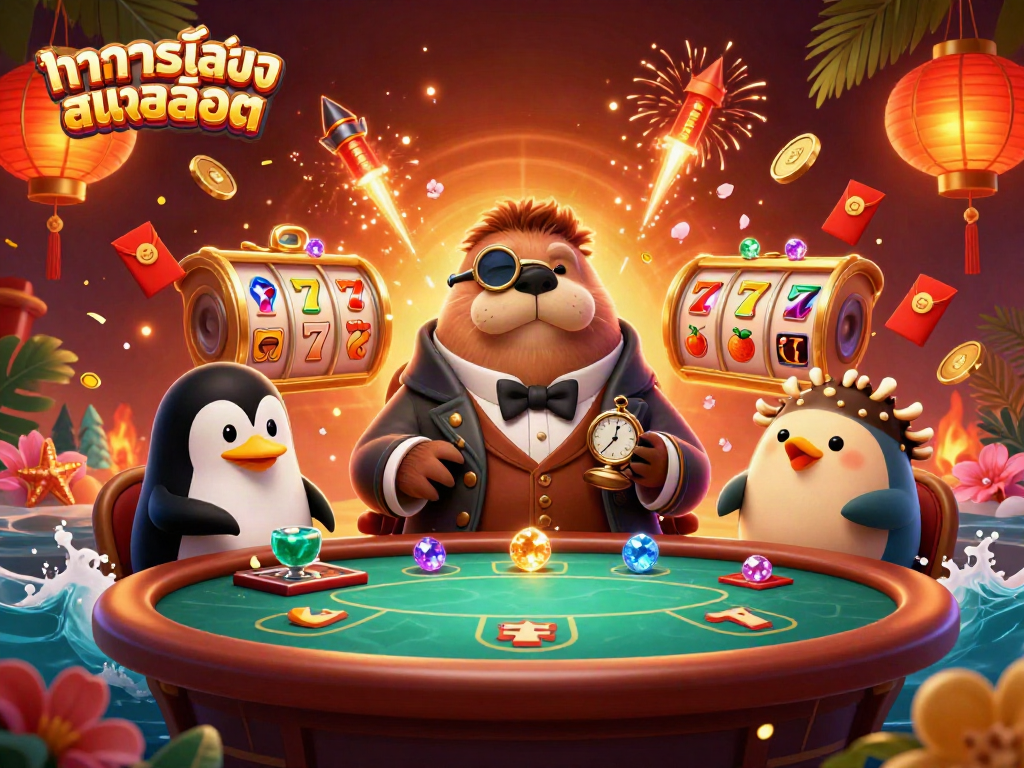 สนุกกับการทดลองเล่นสล็อตด้วยภาพแสดงเกมแจ็คพอตที่น่าตื่นเต้น