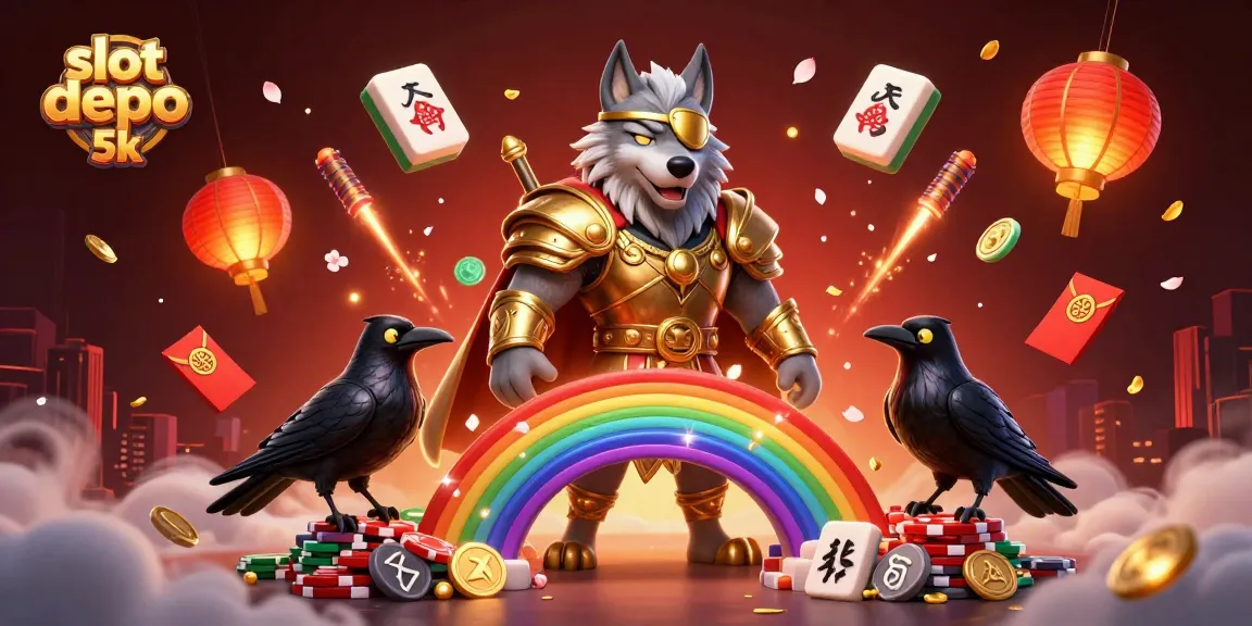 Experience the thrill of slot depo 5k with vibrant characters and rich casino elements.