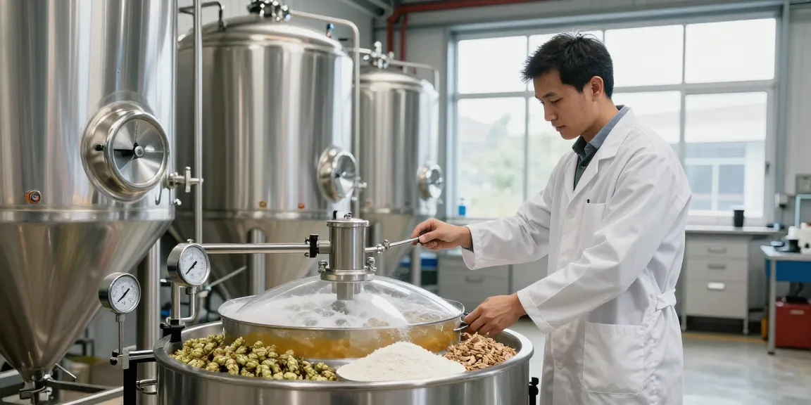 Efficient beer centrifuge in a brewery, showcasing brewing process and quality.