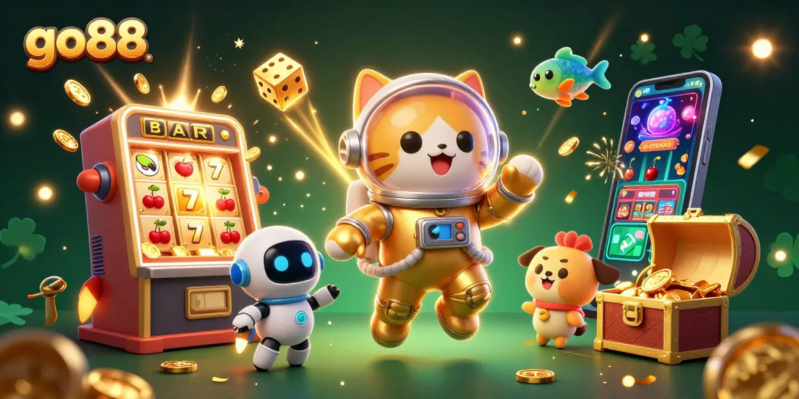 Spin the reels and win big with go88's exciting casino experience featuring vibrant gaming elements.