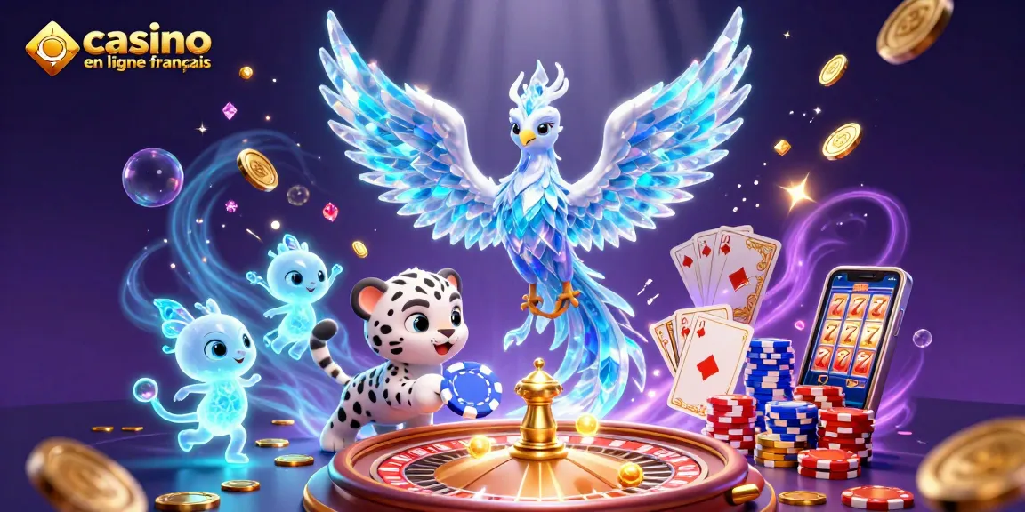 Découvrez le plaisir de jouer sur un casino en ligne français avec cette illustration captivante.