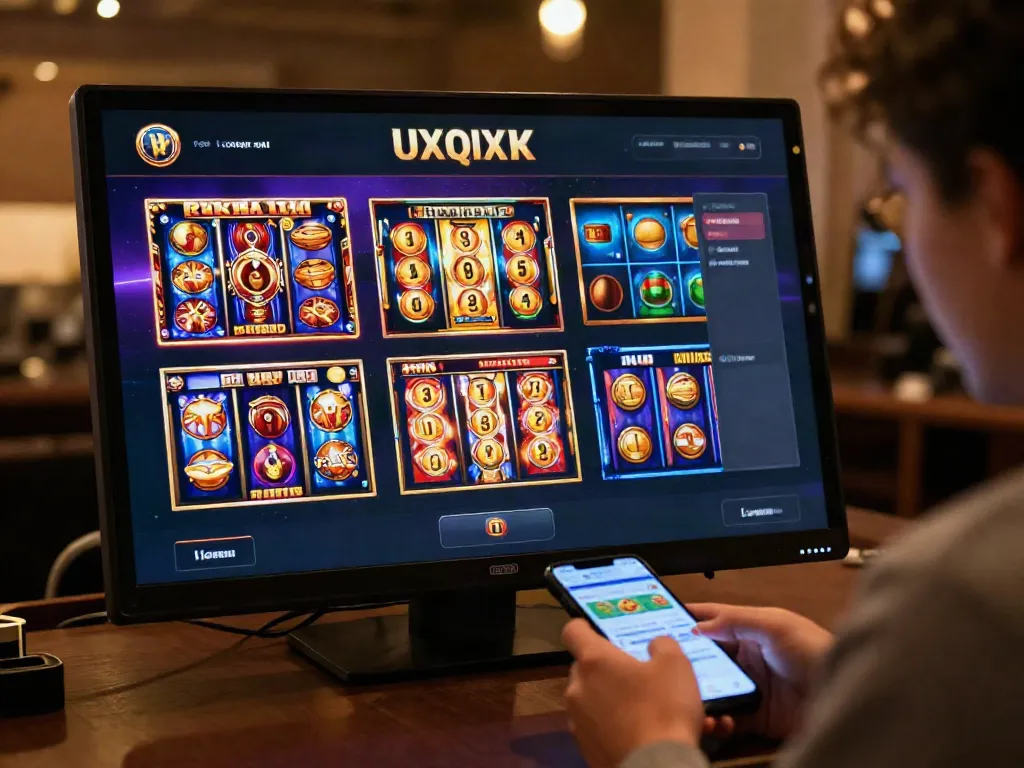 Antarmuka situs slot yang menarik dengan pilihan permainan beragam dan suasana menggembirakan.