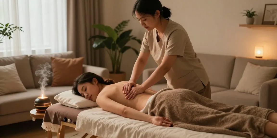 의정부출장안마 전문 마사지사가 고객에게 편안한 서비스를 제공하는 모습입니다.