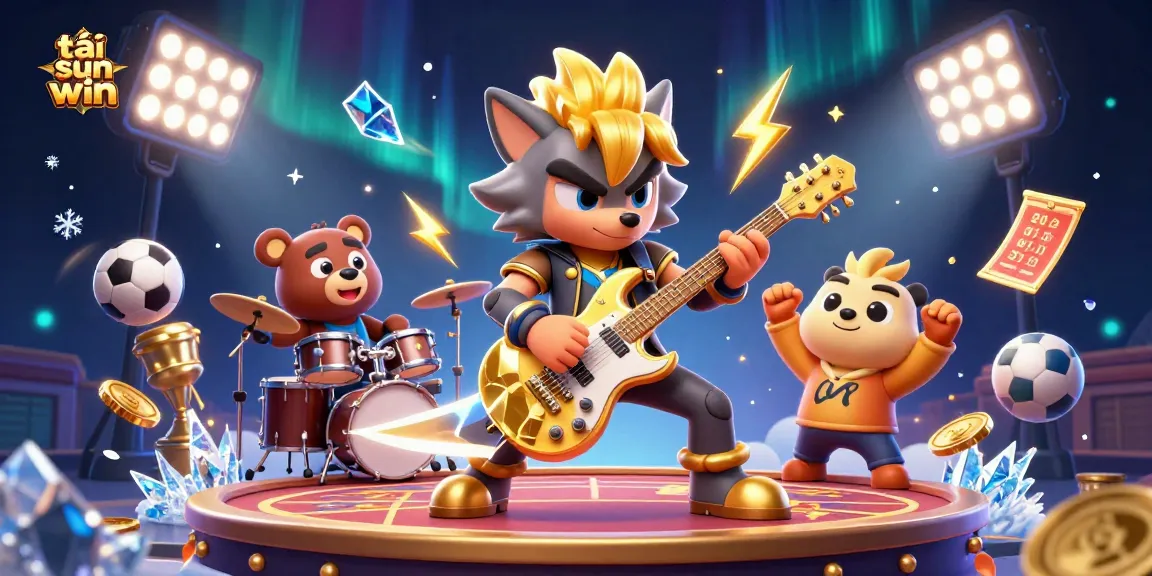 Experience the thrill of tải sun win with dynamic casino characters and vibrant game elements in action.