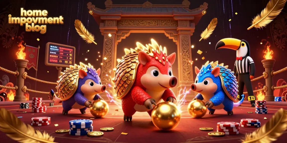 Engage with the home improvement blog showcasing pangolins in a vibrant gambling arena.