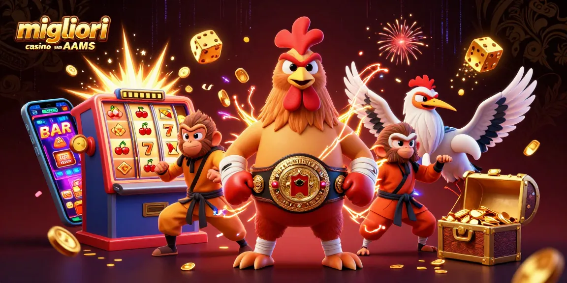 Vivi l'emozione dei migliori casino non AAMS con personaggi vivaci ed elementi di gioco emozionanti.