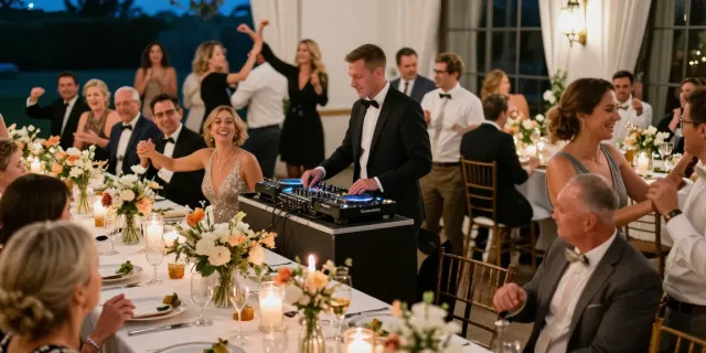 Hochzeit DJ in Berlin und Brandenburg sorgt für eine unvergessliche Tanzatmosphäre mit festlichem Ambiente.