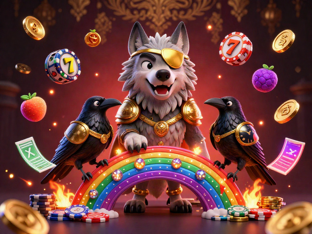 Experience the excitement of slot gacor hari ini with a vibrant scene of mythological characters among flying game elements.