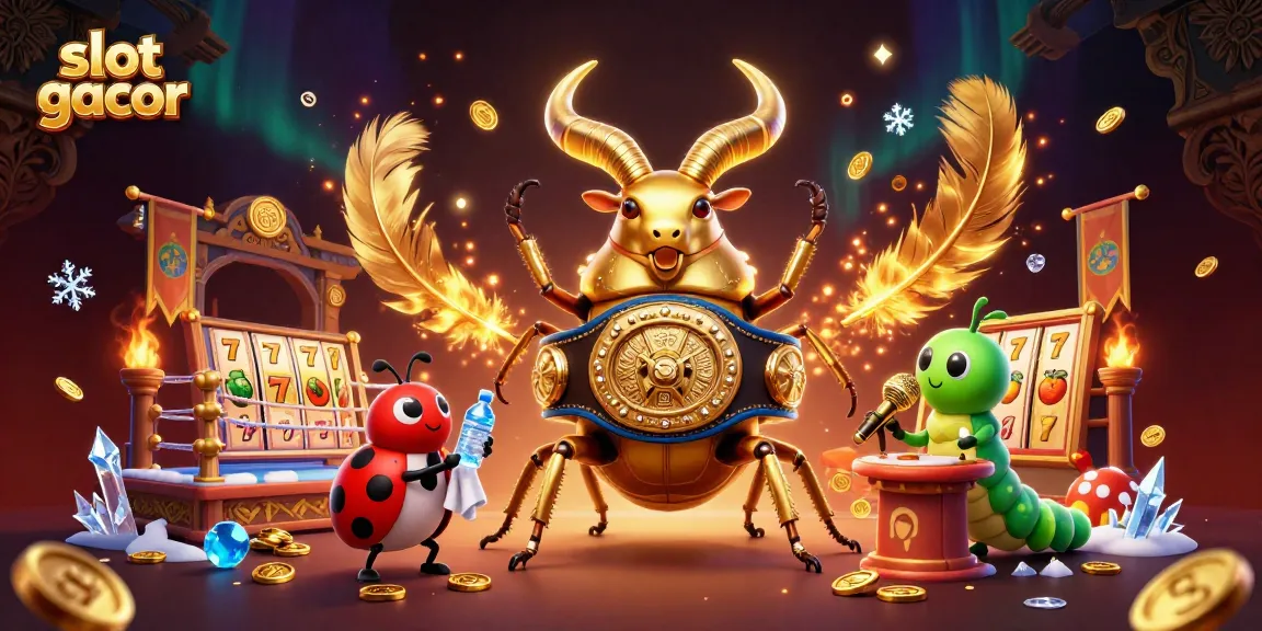 Experience the excitement of slot gacor with vibrant characters in a dynamic casino scene.