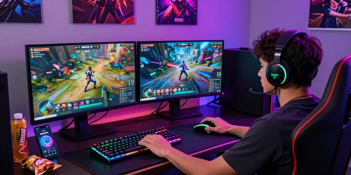 Gamer menggunakan situs https://levitraps.com dalam pengalaman bermain game GOKIL33 dengan peralatan canggih dan suasana yang energik.