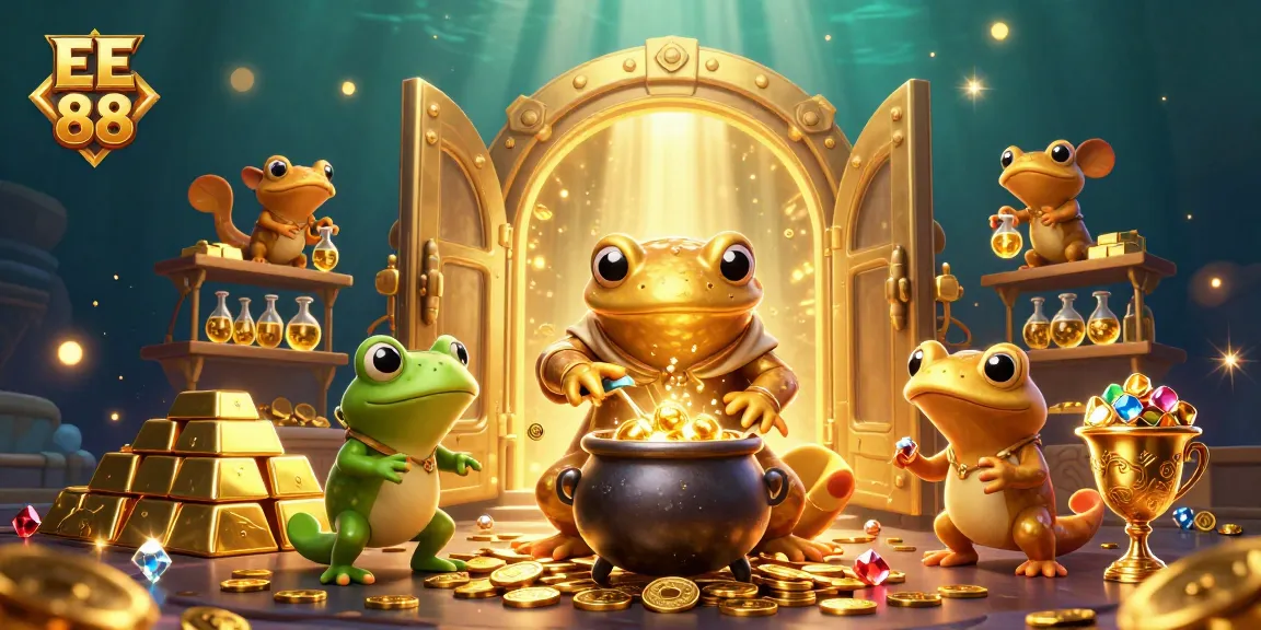 Experience golden adventures at EE 88's casino, where gold coins overflow and fortunes await!