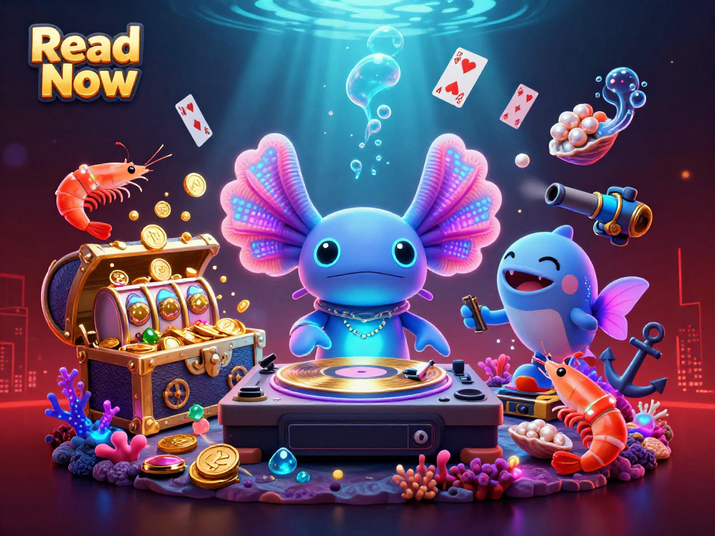Read Now and explore dynamic casino fun with underwater DJ and vibrant elements.