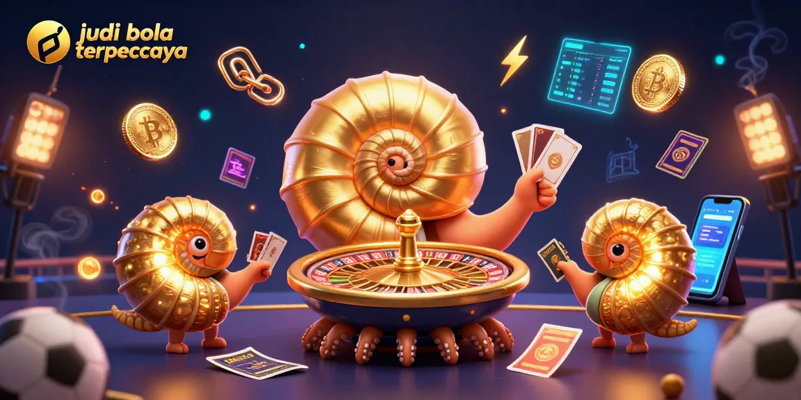 Win exciting rewards playing judi bola terpercaya with vibrant sports betting elements and crypto coins